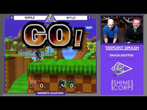 Ripple (Marth, Charizard) vs Wyld (Sonic) - Tripoint Smash #6 PM Winner's Quarters