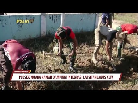 POLSEK MUARA KAMAN DAMPINGI INTEGRASI LATSITARDANUS 2024