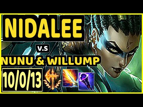 WARDEN (NIDALEE) vs NUNU & WILLUMP - 10/0/13 KDA JUNGLE GAMEPLAY - EUW Ranked MASTER