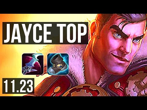 JAYCE vs AKALI (TOP) | Rank 7 Jayce, 4/1/4 | KR Challenger | 11.23