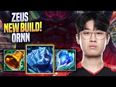 ZEUS TRIES NEW ORNN BUILD! - T1 Zeus Plays Ornn TOP vs Renekton! | Season 2022