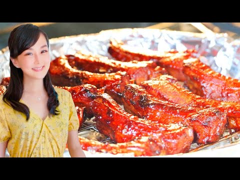 The BEST Chinese BBQ Pork Ribs Ever (Char Siu Pork...