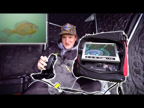 Trying Expensive UNDERWATER CAMERA! (Ice Fishing)
