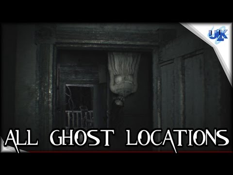 Resident Evil 7 Secrets - All 7 Ghost Locations | PS4