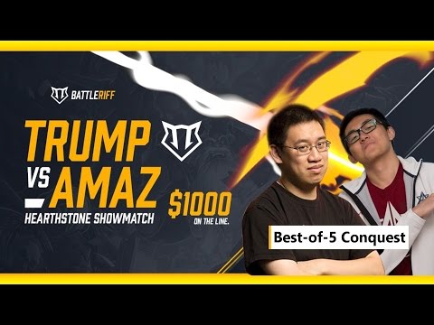 Hearthstone: Battleriff $1,000 Conquest Duel vs Amaz