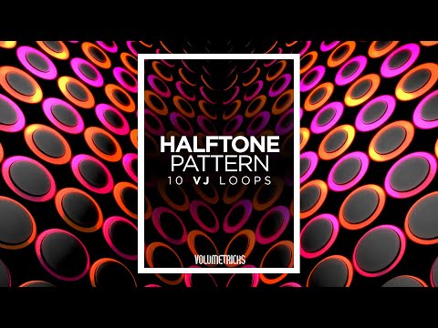 Volumetricks HALFTONE PATTERN 10 Loops VJ Pack