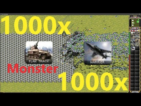 Flak Track " vs " Harrier (fly-by) - RedAlert 2