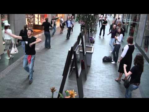 Flash mob, centros Galerija