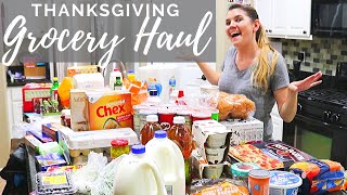 Thanksgiving GROCERY HAUL // Cleaning Mom