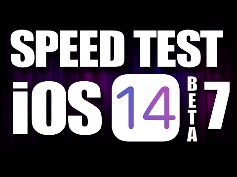 Speed Test iOS 14 Beta 7 vs iOS 13.7 (iOS 14 Public Beta 7)