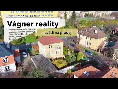 Video Prodej prvorepublikové vily v Praze Strašnicích, 215 m² užitné plochy, krásná vzrostlá zahrada