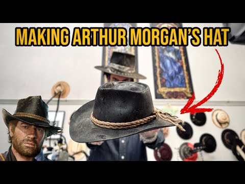 MAKING ARTHUR MORGAN’S HAT - Step by step, full process, long ASMR