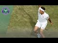 Roger Federer vs Lloyd Harris Wimbledon 2019 First Round Highlights