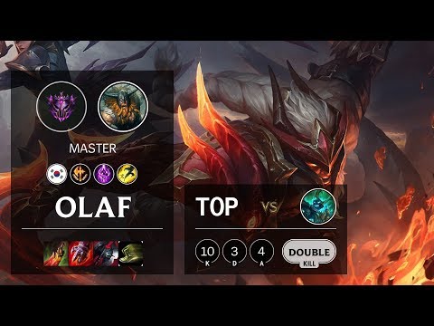 Olaf Top vs Hecarim - KR Master Patch 10.11