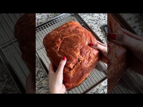 I made Oven-Roasted Pork Shoulder