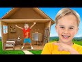 Cardboard Houses Challenge For Kids