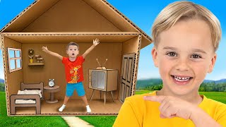 Download lagu Cardboard Houses Challenge for kids mp3