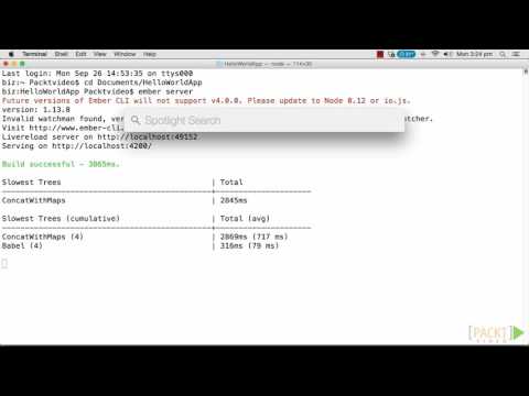 Ember js Solutions Using Components in an Application | packtpub com