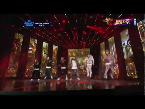 [120823] B.A.P cover H.O.T - Warriors Descendant @ Special Stage [1080p]