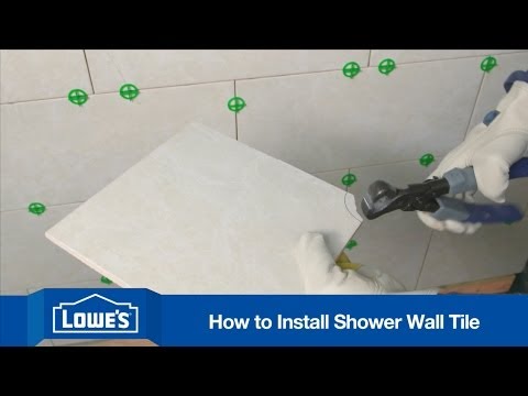 シャワーの壁にタイルを貼る方法 (How To Tile a Shower Wall)