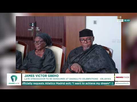 Family of Ambassador James Victor Gbeho Officially Informs President Mahama of His Passing