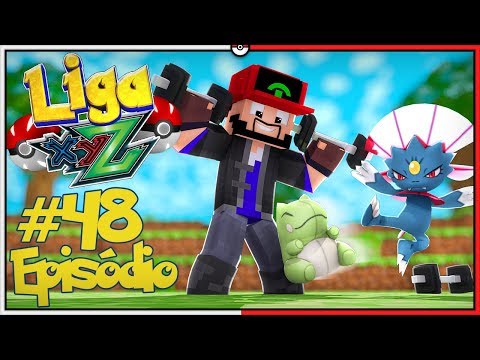 Pixelmon Liga XYZ #48 - Treino do Weavile com aquele 1% Mula