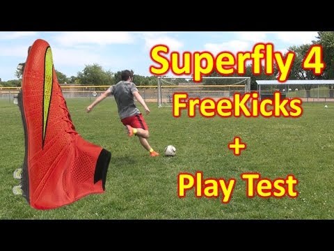 Nike Mercurial Superfly 4 Review - Freekicks + Play Test