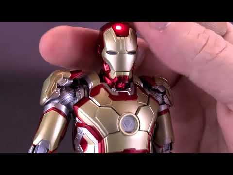 Threezero Infinity Saga Iron Man 3 DLX Iron Man Mark 42 1:12 Figure @TheReviewSpot