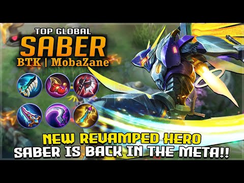 Newly Revamped Saber Best Build 2020 | Gameplay by Top Global Saber - BTK MobaZane | Mobile Legends