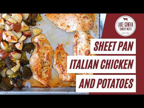 Sheet Pan Italian Chicken and Potatoes