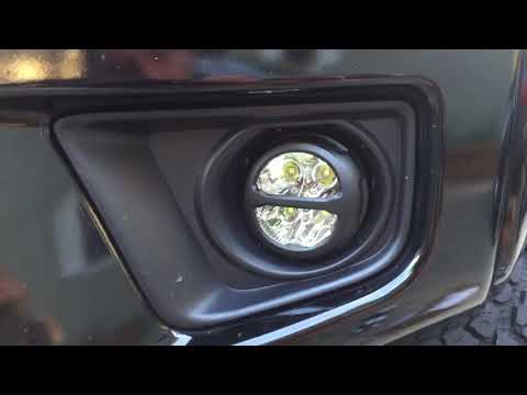 How to: Toyota Tacoma 6k led fog light install/review 2012-2017