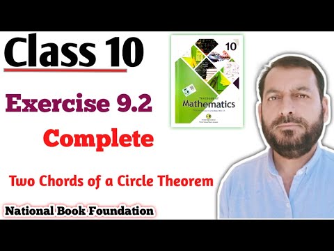 Class 10 Exercise 9.2 Ex 9.2 NBF Maths FBISE Board Maths  Chord and Arcs of a Circle Unit 9