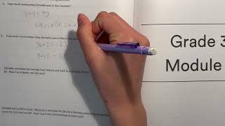 Eureka Math Grade 3 Module 6 Lesson 9 Homework | #mathwithaubrey #answers