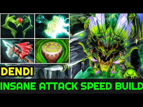 Dendi [Viper] Insane Attack Speed Build One ULT Kill 7.24 Dota 2