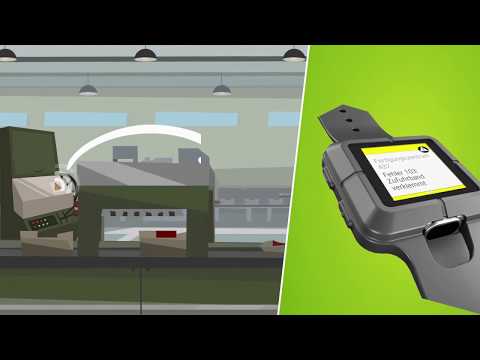 aucobo Industrie Smartwatches in der mobilen Maschinenbedienung