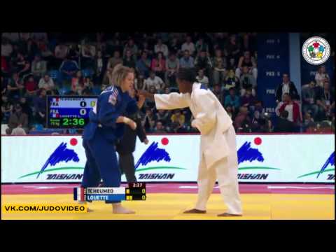 2013 IJF World Masters Tyumen  78kg Bronze Medal] LOUETTE Lucie (FRA)   TCHEUMEO Audrey (FRA)