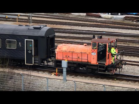 Tåg i Hagalund mars 2020