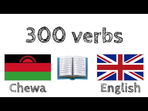 300 verbs + Reading and listening: - Chewa + English - (native speaker)