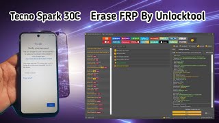 Tecno Spark 30C Erase FRP By Unlock tool
