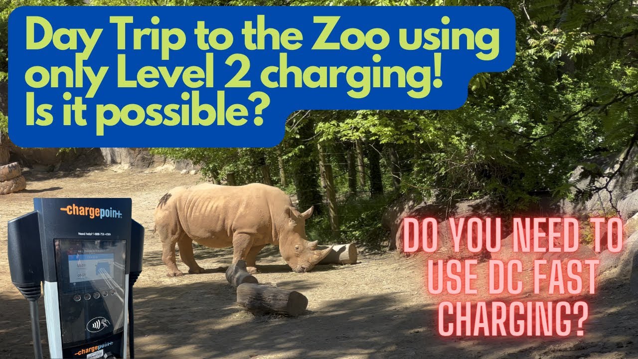 Day Trip to the Zoo using only Level 2 Charging! NO problems, NO inconvenience!