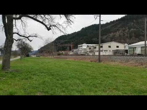 Überführung von 3 Dieselloks nach Ottenhöfen, aufgenommen in Haslach