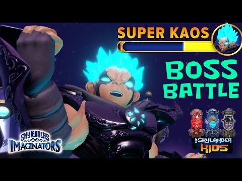 SUPER KAOS BOSS BATTLE!! Skylanders Imaginators Final Fight! (NO COMMENTARY)