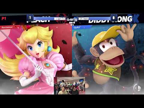 Gauntlet of Glory IV Losers Final - MuteAce (Peach) Vs. Beastly (Diddy Kong) Smash Ultimate - SSBU