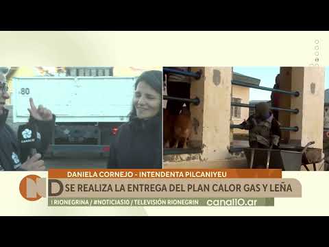 Plan Calor y Energía en tu Hogar en Pilcaniyeu: se realiza la entrega de leña y garrafas