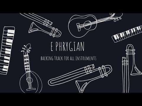 E Phrygian Modal Vamp Backing Track