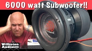 Massive Audio 6000 watt RMS Subwoofer!! [4K]