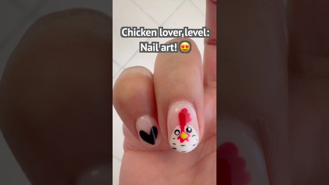 Day 30: I got nail art of my chicks 🐥#chicken #chicks #pets #broiler #rooster #nailart #lifestyle