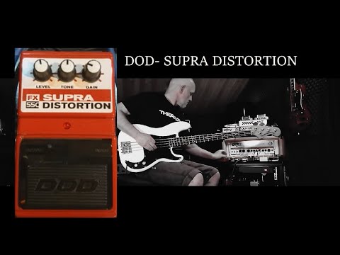 DOD SUPRA DISTORTION - FX55C [SOUND CHECK] BASS/ GUITAR - HEAVY & STONER SOUND POSSIBLE ?