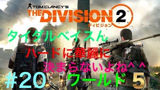[ワイワイ実況］ついに来たよディビジョン2やーる#20タイダルベイスンハードにきめるぜ！