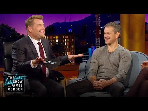 Matt Damon a James Corden: Ztracení bratři?